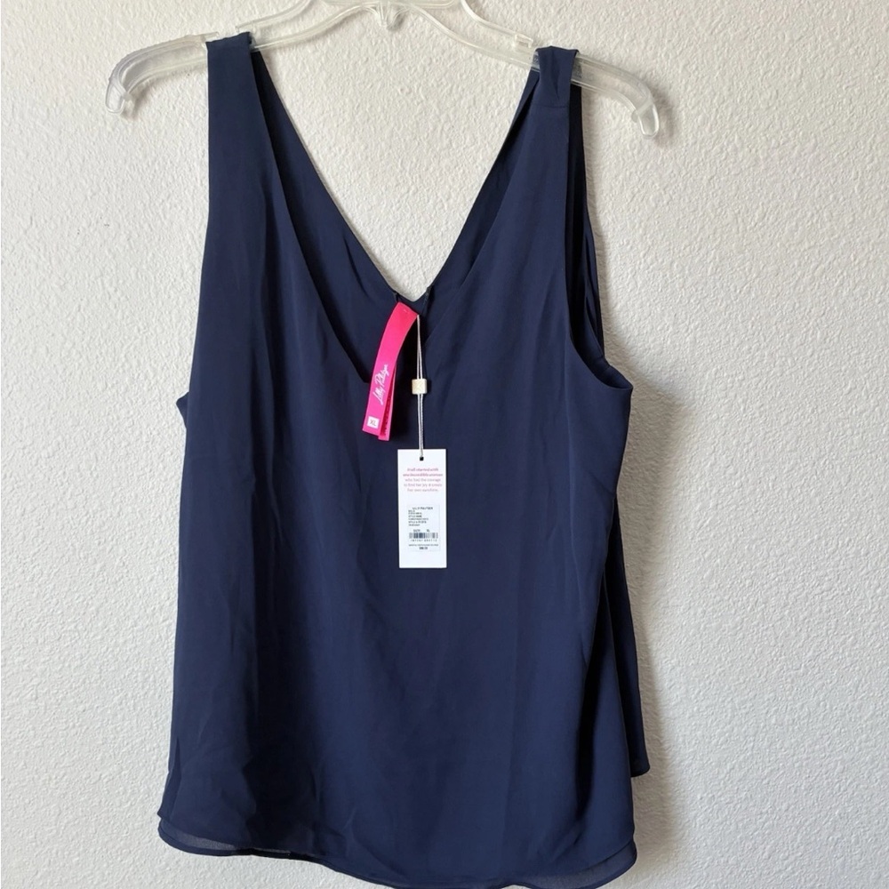 Lilly Pulitzer Navy Blue Tank Top